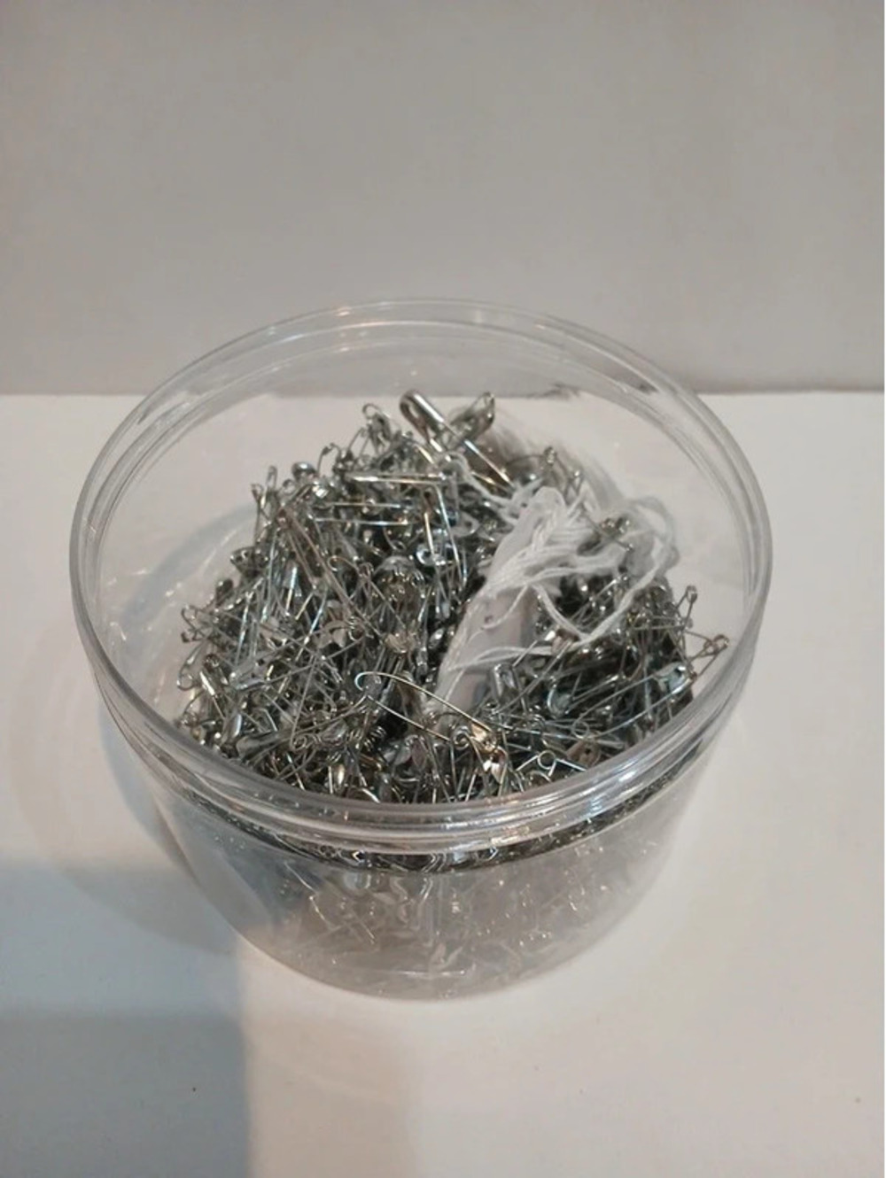 Box of safety pins